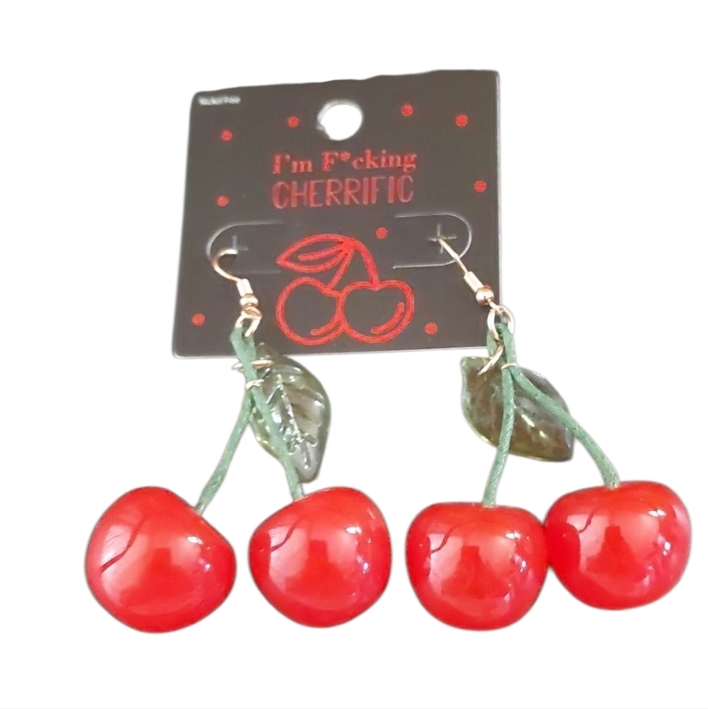 Red Cherry Earrings